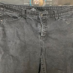 Skinny leg size 14 black jeans
